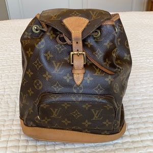 Authentic LV Montsouris  MM Backpack